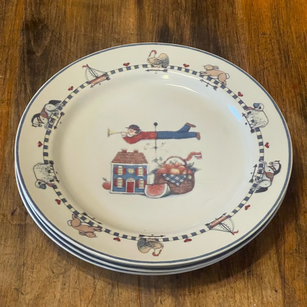 Windy Hill by INTERNATIONAL 11” Dinner Plates Set of 3